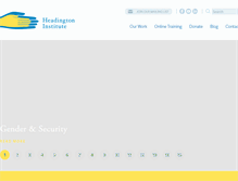 Tablet Screenshot of headington-institute.org
